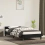 Estructura de cama con cabecero de terciopelo negro 100x200 cm de vidaXL, Camas y somieres - Ref: Foro24-347557, Precio: 88,3...