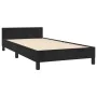 Estructura de cama con cabecero de terciopelo negro 100x200 cm de vidaXL, Camas y somieres - Ref: Foro24-347557, Precio: 88,3...