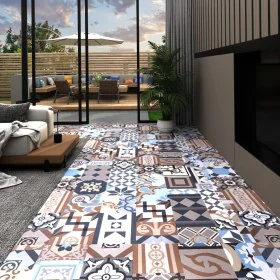 Single-color printed self-adhesive PVC floor plank 5.11 m² by vidaXL, Floors and carpets - Ref: Foro24-146612, Price: 76,76 €...