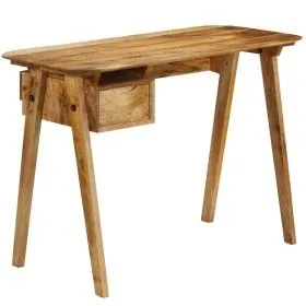 Escritorio de madera maciza de mango 110x50x76 cm de vidaXL, Escritorios - Ref: Foro24-246229, Precio: 239,28 €, Descuento: %