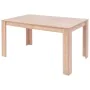Sillas mesa de comedor 5 pzas roble cuero artificial color crema de vidaXL, muebles para cocinas y comedores - Ref: Foro24-24...