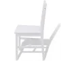 Conjunto de comedor 3 piezas madera de pino blanco de vidaXL, muebles para cocinas y comedores - Ref: Foro24-242955, Precio: ...