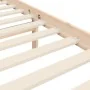 Bed frame with solid wood headboard 100x200 cm by vidaXL, Beds and slatted bases - Ref: Foro24-3194041, Price: 123,90 €, Disc...