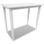 Mesa de bar y 4 taburetes de barra madera blanca de vidaXL, muebles para cocinas y comedores - Ref: Foro24-271832, Precio: 42...
