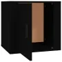 Mesita de noche color negro 50x39x47 cm de vidaXL, Taquillas y armarios de almacenamiento - Ref: Foro24-816690, Precio: 35,70...