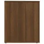 Mesitas de noche 2 unidades color roble marrón 50x39x47 cm de vidaXL, Taquillas y armarios de almacenamiento - Ref: Foro24-81...