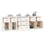Solid white pine wood sideboard 230 x 35 x 80 cm by vidaXL, Sideboards - Ref: Foro24-3114095, Price: 381,27 €, Discount: %