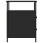 Mesita de noche madera de ingeniería negro 44x45x60 cm de vidaXL, Mesitas de noche - Ref: Foro24-826003, Precio: 71,51 €, Des...
