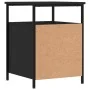 Mesita de noche madera de ingeniería negro 44x45x60 cm de vidaXL, Mesitas de noche - Ref: Foro24-826003, Precio: 71,51 €, Des...