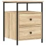Nachttisch aus Sonoma-Eichenholzwerkstoff, 44 x 45 x 60 cm von vidaXL, Nachttische - Ref: Foro24-826005, Preis: 60,56 €, Raba...