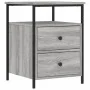 Mesita de noche madera de ingeniería gris Sonoma 44x45x60 cm de vidaXL, Mesitas de noche - Ref: Foro24-826009, Precio: 56,34 ...