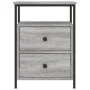 Mesita de noche madera de ingeniería gris Sonoma 44x45x60 cm de vidaXL, Mesitas de noche - Ref: Foro24-826009, Precio: 56,34 ...