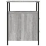 Mesita de noche madera de ingeniería gris Sonoma 44x45x60 cm de vidaXL, Mesitas de noche - Ref: Foro24-826009, Precio: 56,34 ...