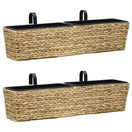 Conjunto de jardineras 2 unidades jacinto de agua de vidaXL, Maceteros y jardineras - Ref: Foro24-45580, Precio: 94,38 €, Des...