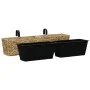 Conjunto de jardineras 2 unidades jacinto de agua de vidaXL, Maceteros y jardineras - Ref: Foro24-45580, Precio: 94,38 €, Des...