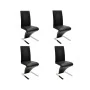 Esszimmerstühle 4 Einheiten aus schwarzem Kunstleder von vidaXL, Essstühle - Ref: Foro24-160563, Preis: 496,74 €, Rabatt: %