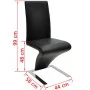 Esszimmerstühle 6 Einheiten aus schwarzem Kunstleder von vidaXL, Essstühle - Ref: Foro24-160564, Preis: 701,63 €, Rabatt: %