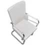Sillas voladizas de comedor 4 unidades cuero sintético blanco de vidaXL, Sillas de comedor - Ref: Foro24-270163, Precio: 337,...