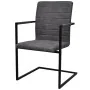 6 cantilever dining chairs in gray synthetic leather by vidaXL, dining chairs - Ref: Foro24-272418, Price: 534,55 €, Discount: %