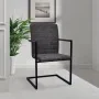 6 cantilever dining chairs in gray synthetic leather by vidaXL, dining chairs - Ref: Foro24-272418, Price: 534,55 €, Discount: %