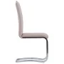 Sillas voladizas de comedor 6 uds cuero sintético capuchino de vidaXL, Sillas de comedor - Ref: Foro24-278836, Precio: 476,53...
