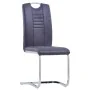 Sillas voladizas de comedor 6 uds piel de ante artificial gris de vidaXL, Sillas de comedor - Ref: Foro24-278839, Precio: 399...
