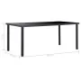 Juego de comedor 9 piezas cuero sintético negro de vidaXL, muebles para cocinas y comedores - Ref: Foro24-3053112, Precio: 87...