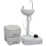 Juego de inodoro con lavabo portátil para camping de vidaXL, Camping y senderismo - Ref: Foro24-3154907, Precio: 243,86 €, De...