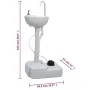 Juego de inodoro con lavabo portátil para camping de vidaXL, Camping y senderismo - Ref: Foro24-3154907, Precio: 243,86 €, De...