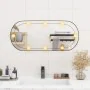 Ovaler Wandspiegel mit Glas-LED-Leuchten 35x80 cm von vidaXL, Spiegel - Ref: Foro24-3189162, Preis: 43,54 €, Rabatt: %