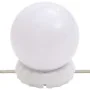 Espejo de pared ovalado con luces LED vidrio 35x80 cm de vidaXL, Espejos - Ref: Foro24-3189162, Precio: 43,54 €, Descuento: %