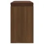 Plywood brown oak shoe bench 103x30x48 cm by vidaXL, Benches for halls and storage - Ref: Foro24-342614, Price: 95,77 €, Disc...