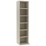 CD-Regal aus Eichensperrholz, 21 x 20 x 88 cm von vidaXL, CD- und DVD-Speicher - Ref: Foro24-800354, Preis: 29,95 €, Rabatt: %