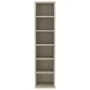 CD-Regal aus Eichensperrholz, 21 x 20 x 88 cm von vidaXL, CD- und DVD-Speicher - Ref: Foro24-800354, Preis: 29,95 €, Rabatt: %