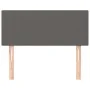 Cabecero de cuero sintético gris 100x5x78/88 cm de vidaXL, Cabeceros y pies de cama - Ref: Foro24-345776, Precio: 32,46 €, De...