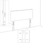 Cabecero de cuero sintético gris 100x5x78/88 cm de vidaXL, Cabeceros y pies de cama - Ref: Foro24-345776, Precio: 32,46 €, De...