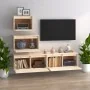 Muebles para TV 4 piezas madera maciza de pino de vidaXL, Muebles TV - Ref: Foro24-3100144, Precio: 210,70 €, Descuento: %