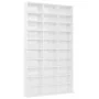 Armario CDs madera contrachapada blanco brillo 102x16x177,5 cm de vidaXL, Almacenamiento para CD y DVD - Ref: Foro24-801784, ...