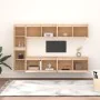 Muebles para TV 6 piezas madera maciza de pino de vidaXL, Muebles TV - Ref: Foro24-3100234, Precio: 311,10 €, Descuento: %