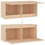 Muebles para TV 6 piezas madera maciza de pino de vidaXL, Muebles TV - Ref: Foro24-3100234, Precio: 311,10 €, Descuento: %