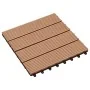 WPC porch tiles 30x30 cm 2 m² teak color 22 units by vidaXL, Floors and carpets - Ref: Foro24-277801, Price: 120,65 €, Discou...