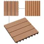 Baldosas de porche de WPC 30x30 cm 2 m² color teca 22 unidades de vidaXL, Suelos y moquetas - Ref: Foro24-277801, Precio: 120...