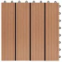 Baldosas de porche de WPC 30x30 cm 2 m² color teca 22 unidades de vidaXL, Suelos y moquetas - Ref: Foro24-277801, Precio: 120...