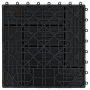 Baldosas de porche de WPC 30x30 cm 2 m² negro 22 unidades de vidaXL, Suelos y moquetas - Ref: Foro24-277803, Precio: 112,64 €...