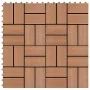 Baldosas de porche WPC 30x30 cm 2 m² marrón 22 unidades by vidaXL, Floors and carpets - Ref: Foro24-277806, Price: 119,27 €, ...