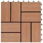 Baldosas de porche WPC 30x30 cm 2 m² marrón 22 unidades by vidaXL, Floors and carpets - Ref: Foro24-277806, Price: 119,27 €, ...