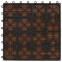 Baldosas de porche WPC 30x30 cm 2 m² marrón 22 unidades by vidaXL, Floors and carpets - Ref: Foro24-277806, Price: 119,27 €, ...