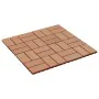 WPC-Verandafliesen 30x30 cm 2 m² Teakfarbe 22 Einheiten von vidaXL, Böden und Teppiche - Ref: Foro24-277809, Preis: 113,45 €,...