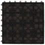 Baldosas de porche WPC 30x30 cm 2 m² marrón oscuro 22 unidades by vidaXL, Floors and carpets - Ref: Foro24-277810, Price: 114...