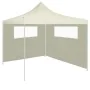Pavillon-Seitenwand mit cremefarbenen Fenstern 6x2 m von vidaXL, Zubehör für Pavillons und Pavillons - Ref: Foro24-3070413, P...